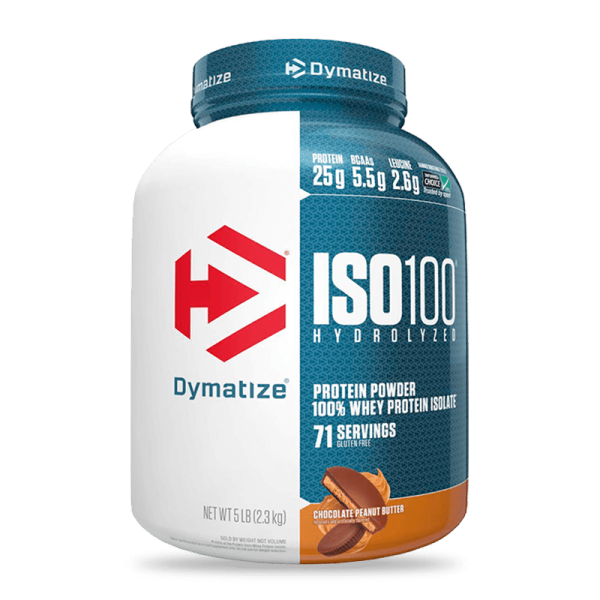 DYMATIZE PROTEINA ISO 100 5 LB CHOCOLATE PEANUT BUTTER