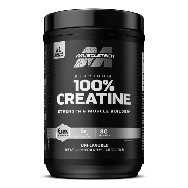 MUSCLETECH CREATINA PLATINUM 400 G SIN SABOR