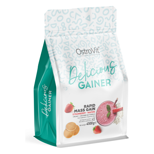 OSTROVIT GAINER DELICIOUS 10 LB STRAWBERRY WAFERS